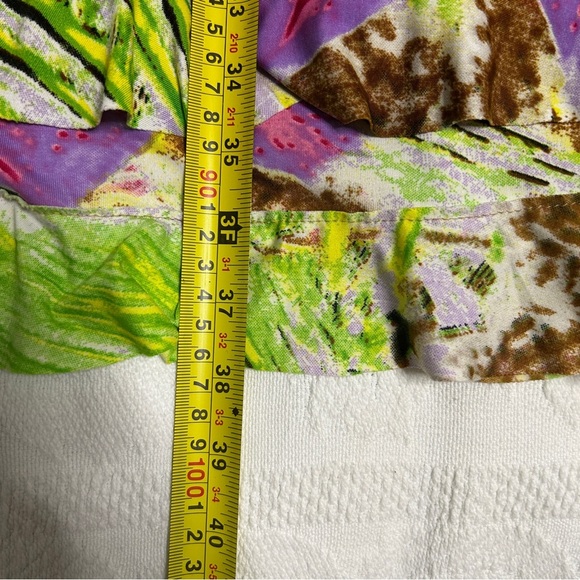 Tango Mango Tank Dress Stretch Tiered Ruffled Floral Women's Size Small Y2K - Picture 7 of 7